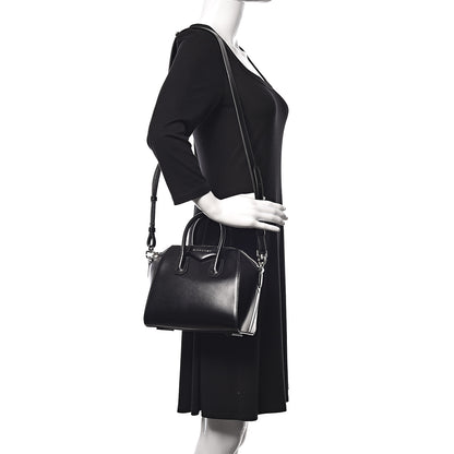 Givenchy Shiny Lord Calfskin Mini Antigona Black 2 of 9