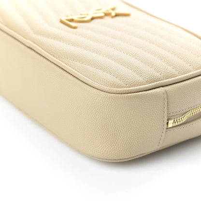 Saint Laurent Grain De Poudre Matelasse Monogram Mini Lou Camera Bag New Powder 7 of 9