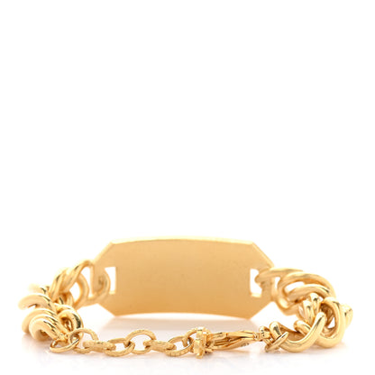 Chanel Metal 31 Rue Cambon Paris ID Chain Bracelet Gold 3 of 4