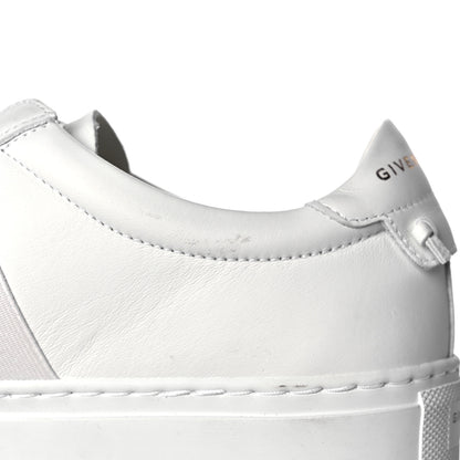 Givenchy Calfskin Band Logo Womens Urban Street Sneakers 37.5 White 9 of 11