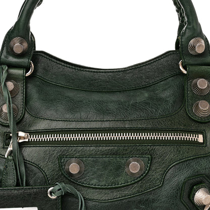 Balenciaga Agneau Giant 21 Silver Hardware City Evergreen 8 of 18