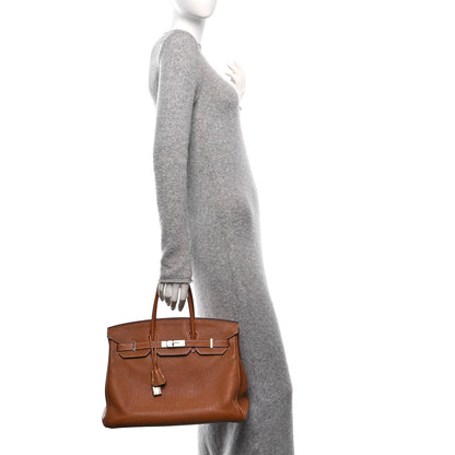 Hermes Togo Birkin 35 Gold 2 of 12