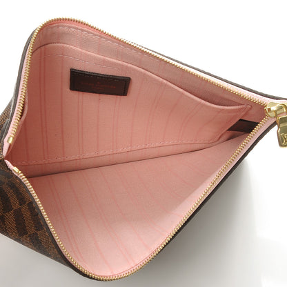 Louis Vuitton Damier Ebene Neverfull MM GM Pochette Rose Ballerine 5 of 8