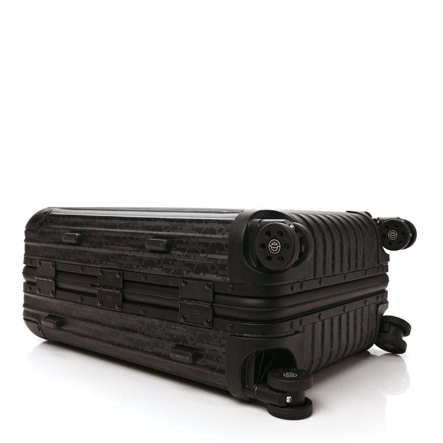 X RIMOWA Aluminum Gradient Cabin Luggage Black