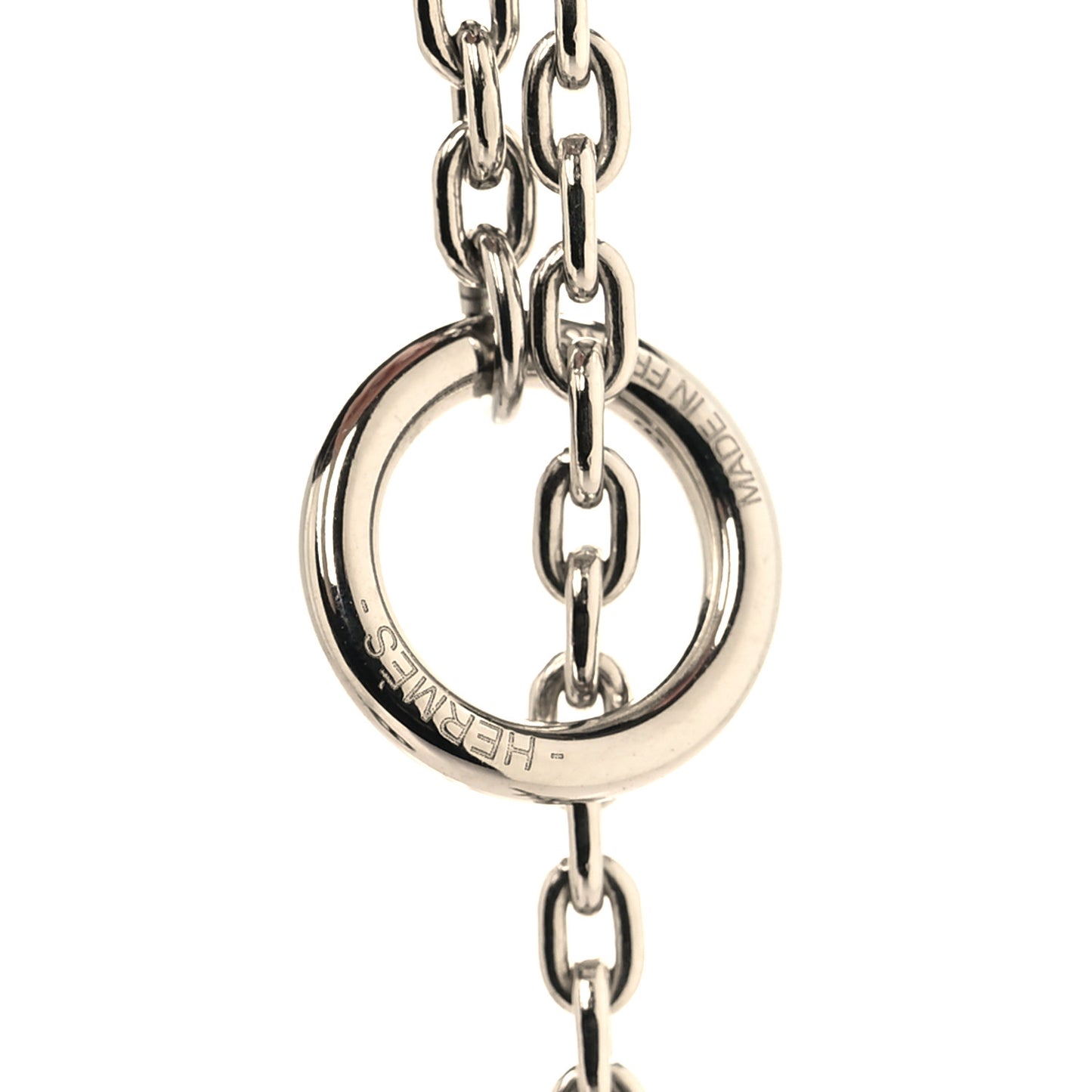 Vulcanium Chaine d'Ancre Necklace Silver Brun