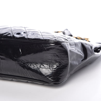 Chanel Patent Quilted Shopping Tote Black 15 of 15