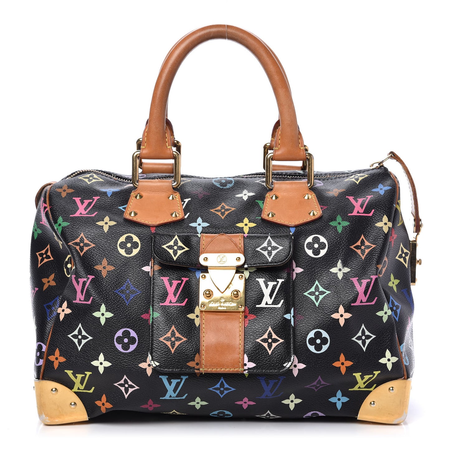 Monogram Multicolor Speedy 30 Black