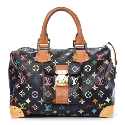 Louis Vuitton Monogram Multicolor Speedy 30 Black 1 of 10