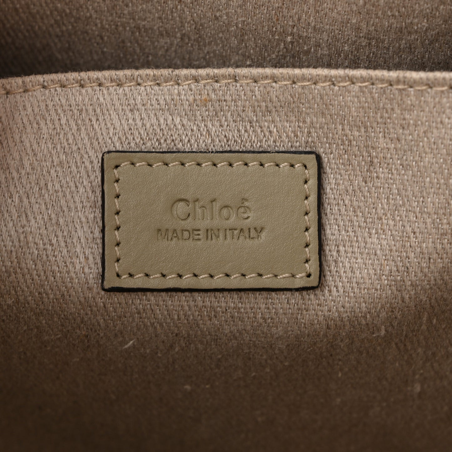 Cotton Medium Woody Ribbon Tote Slate Green