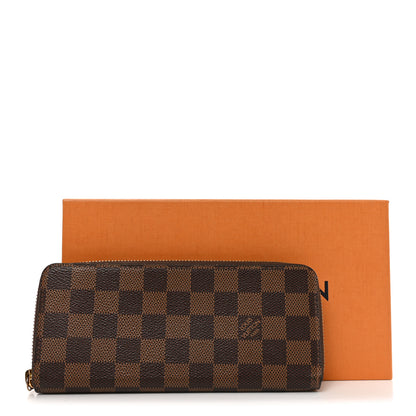 Louis Vuitton Damier Ebene Clemence Wallet Cherry 7 of 7