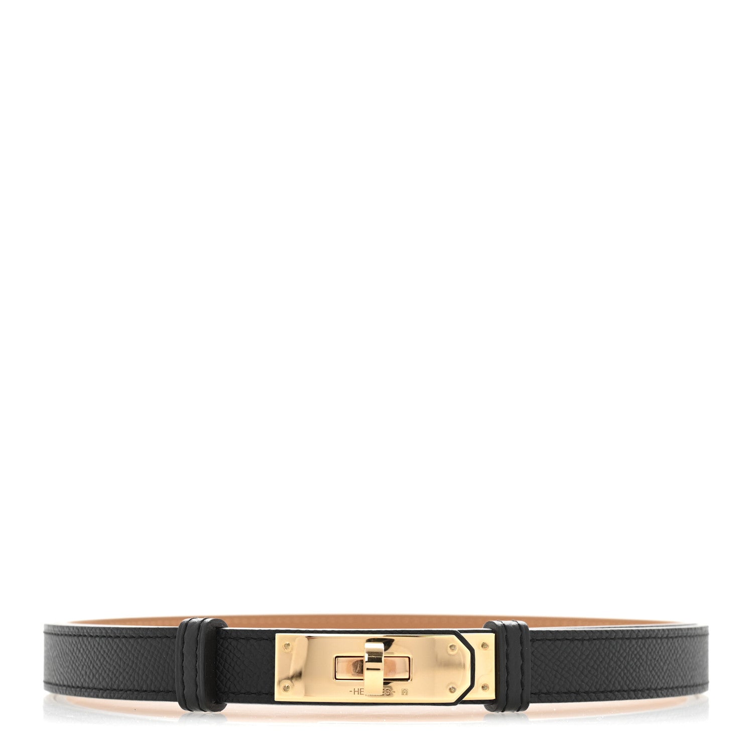 Hermes Epsom Kelly Belt Black 1 of 4