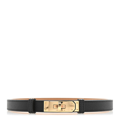 Hermes Epsom Kelly Belt Black 1 of 4