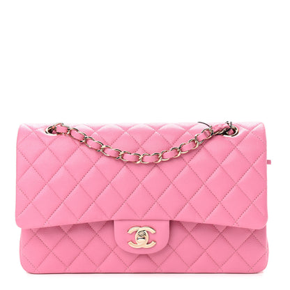 Chanel Caviar Quilted Medium Double Flap Pink 1 of 8