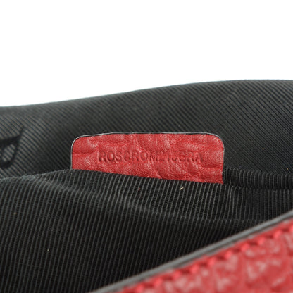 Burberry Heritage Grain Medium Woodbury Tote Military Red 7 of 8