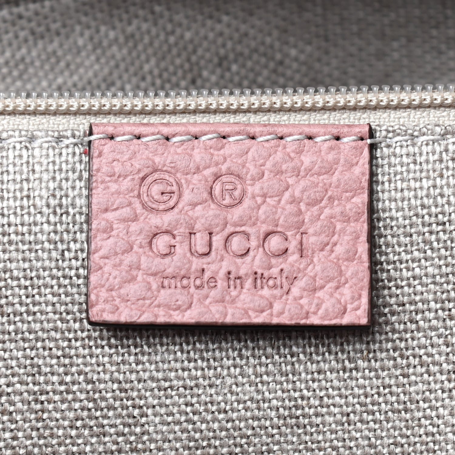 Gucci Pebbled Calfskin Convertible Bamboo Tassel Tote Soft Pink 7 of 8