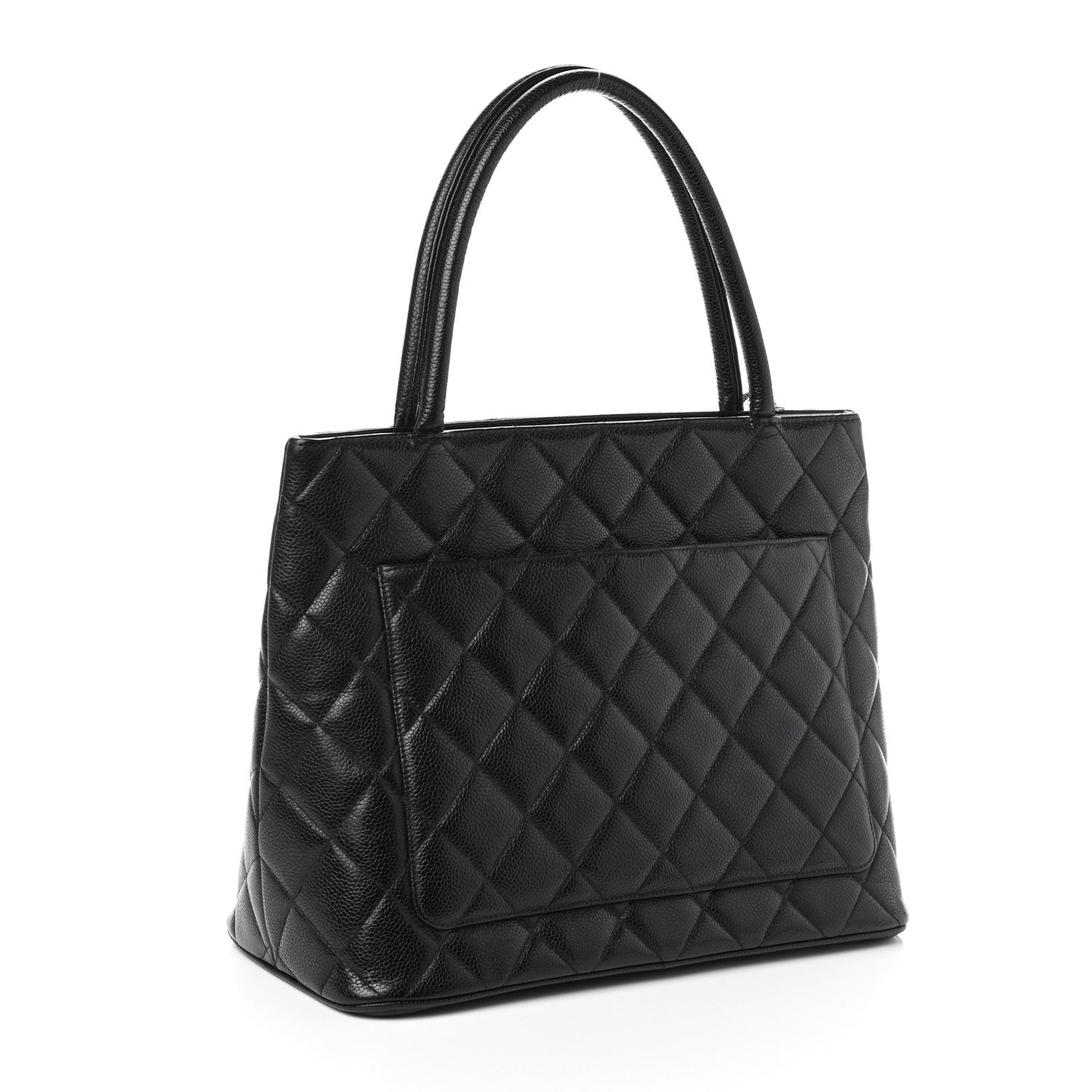 Chanel Caviar Quilted Medallion Tote Black 3 of 9