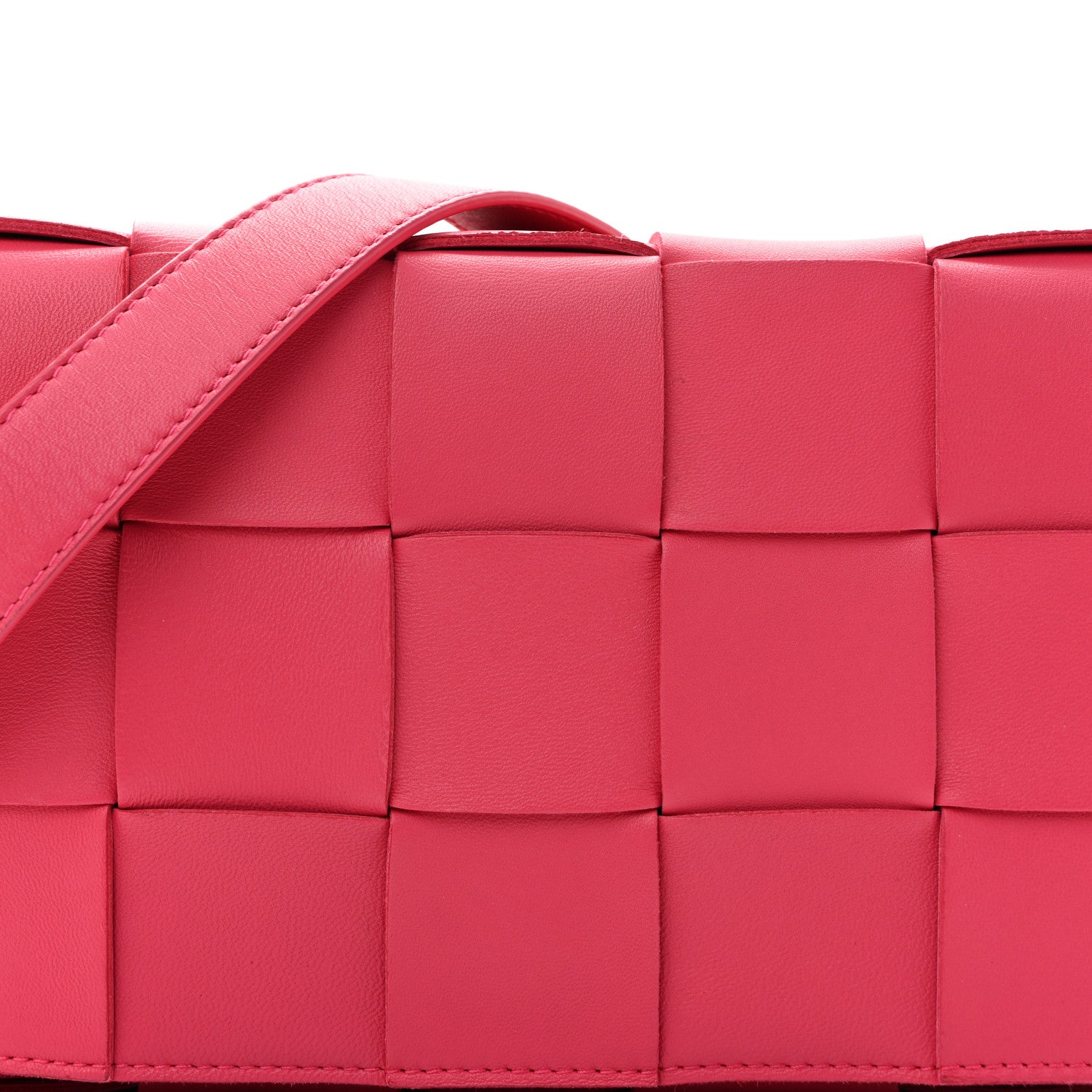 Bottega Veneta Lambskin Maxi Intrecciato Cassette Crossbody Bag Lollipop 8 of 14
