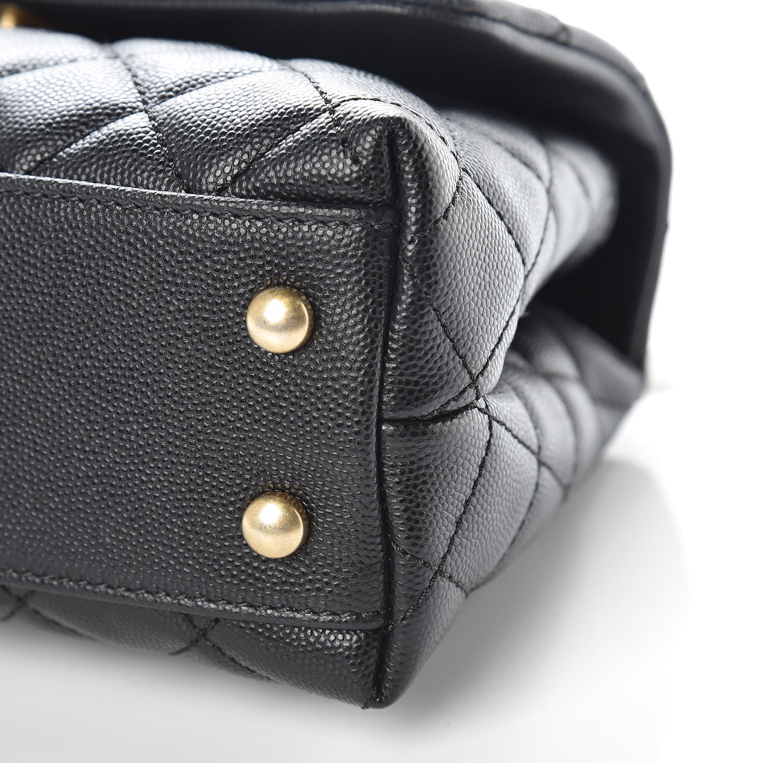 Chanel Caviar Quilted Mini Coco Handle Flap Black 6 of 10