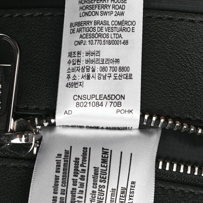 Burberry Nylon Logo Print Backpack Black 6 of 8