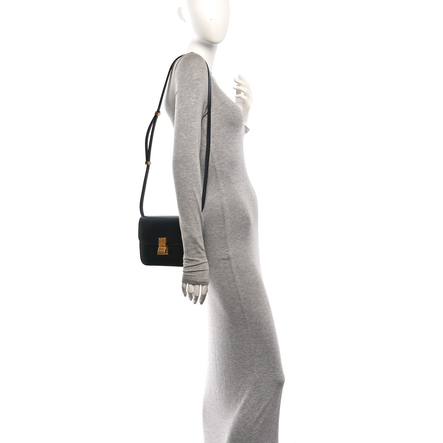 Celine Box Calfskin Teen Classic Box Flap Bag Black 2 of 9