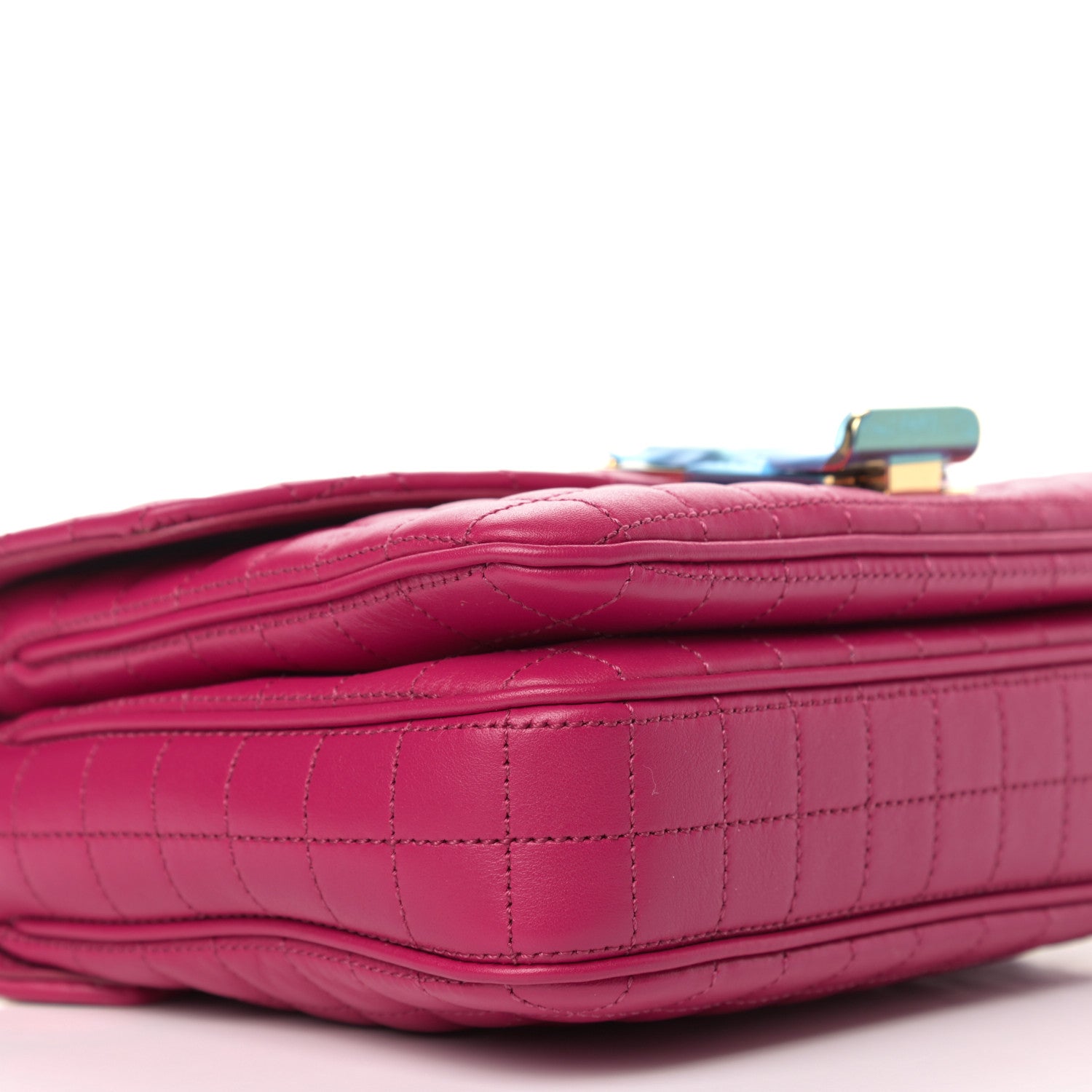 Celine Calfskin Quilted Small C Bag Pink 8 of 9