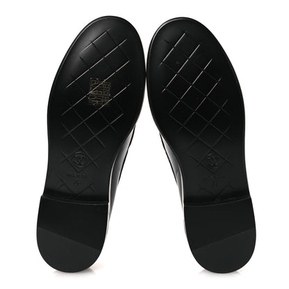 Chanel Lambskin Quilted CC Turnlock Loafers 36 Black 7 of 13