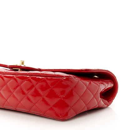Chanel Patent Quilted Medium Single Flap Red 11 of 11