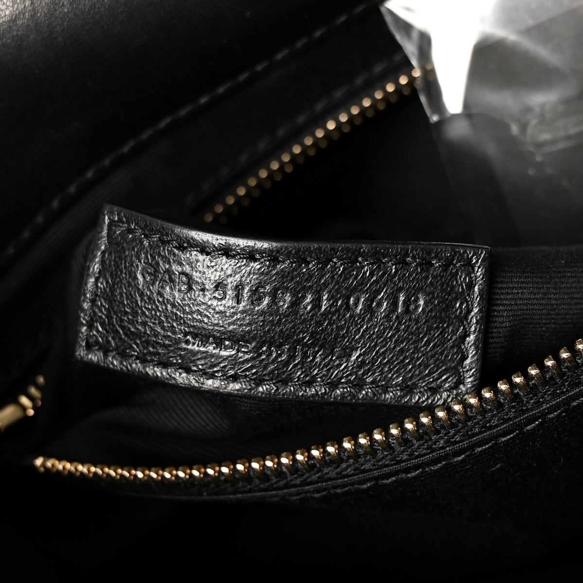 Lambskin Patchwork Monogram Medium Jamie Black