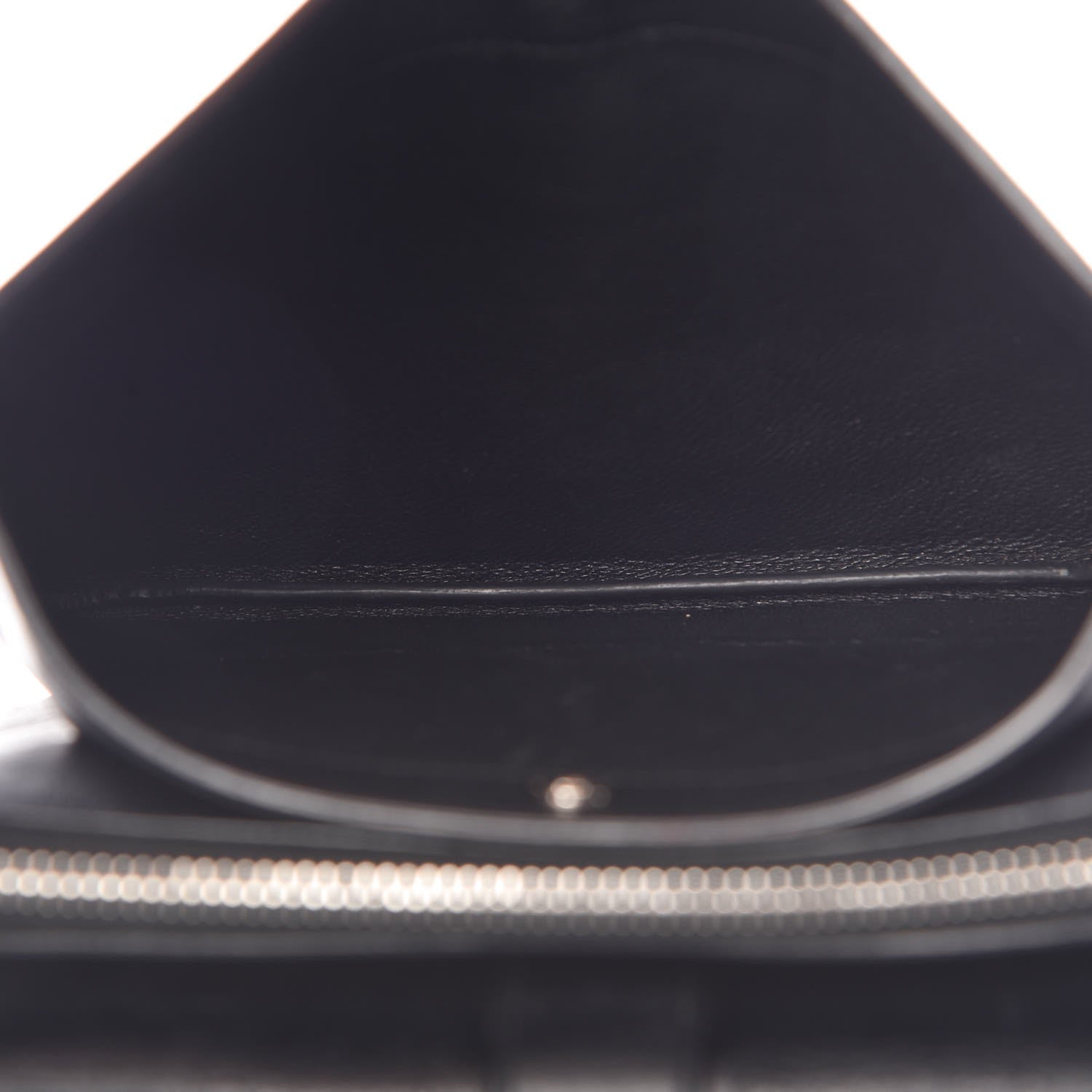 Saint Laurent Calfskin Monogram Tri Pocket Crossbody Bag Black 5 of 11