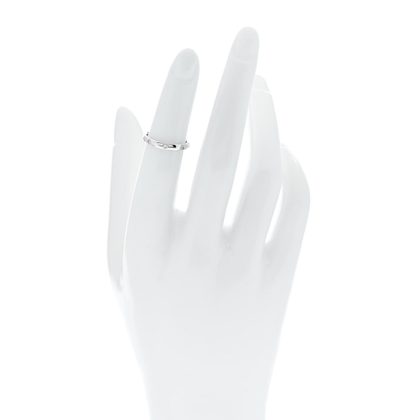 Platinum Diamond Tendrement Etoiles Wedding Band Ring 47 4