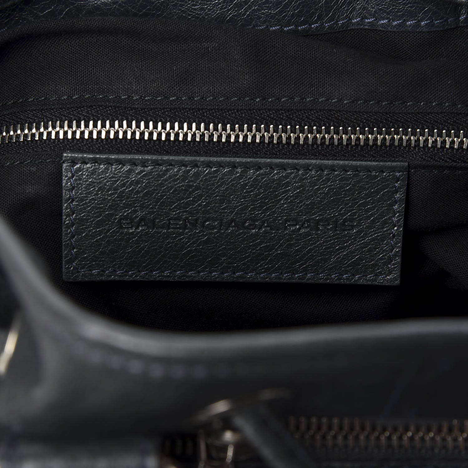 Balenciaga Agneau Giant 12 Silver Hardware Mini Pompon Anthracite 7 of 9