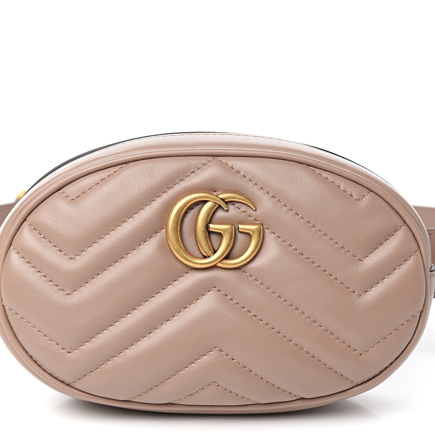 Calfskin Matelasse GG Marmont Belt Bag 75 30 Porcelain Rose