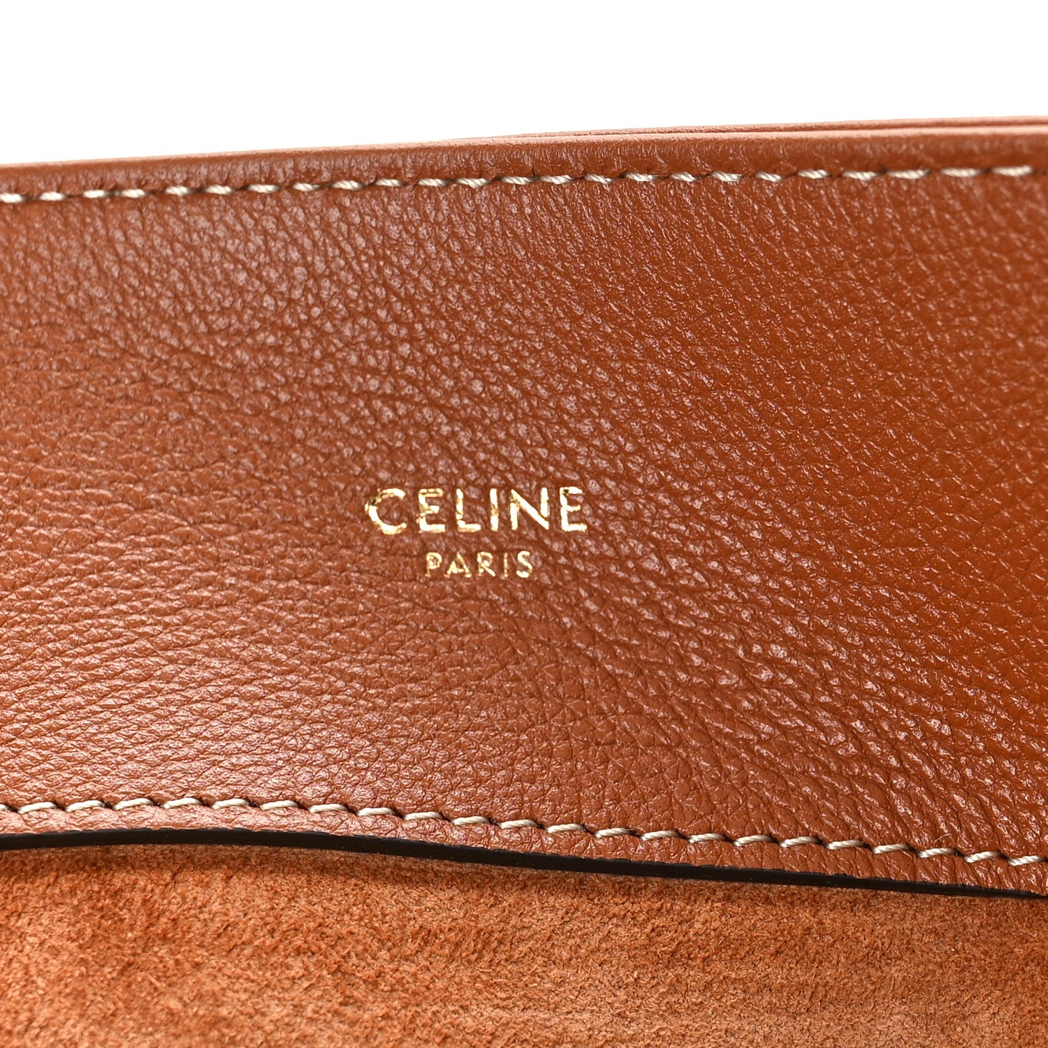 Celine Supple Calfskin Medium Appoline Tan 6 of 8
