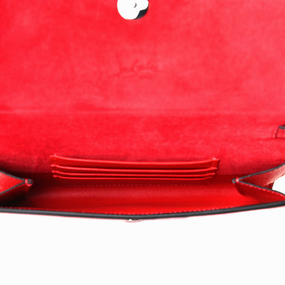 Christian Louboutin Calfskin Boudoir Chain Belt Bag Red 4 of 5