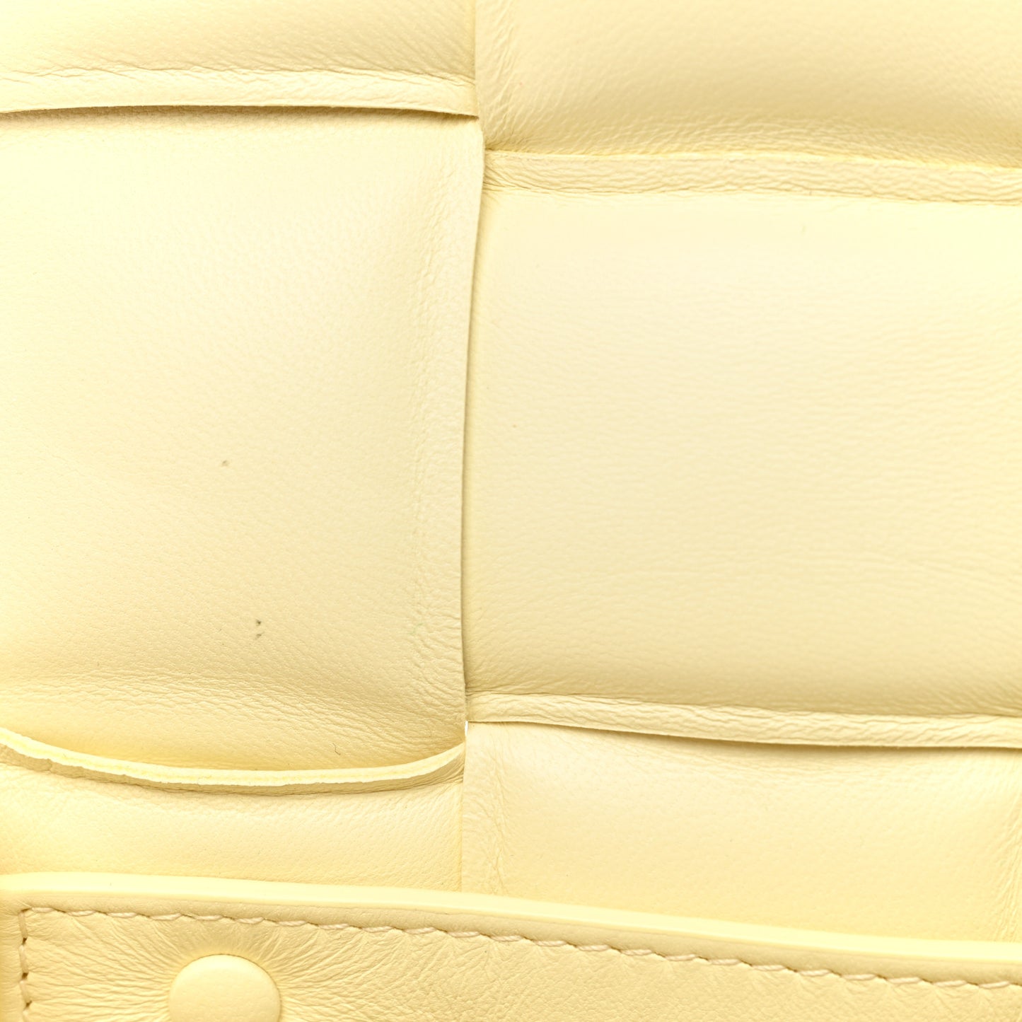 Nappa Maxi Intreccio Padded Cassette Crossbody Bag Zest