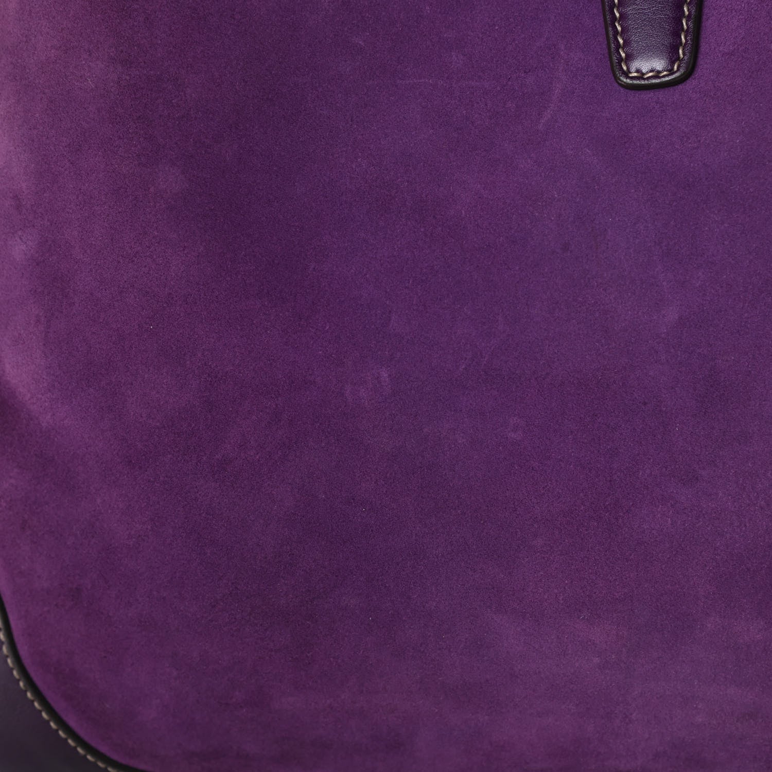 Gucci Suede Studded Large Jackie Shoulder Bag Purple 14 of 15
