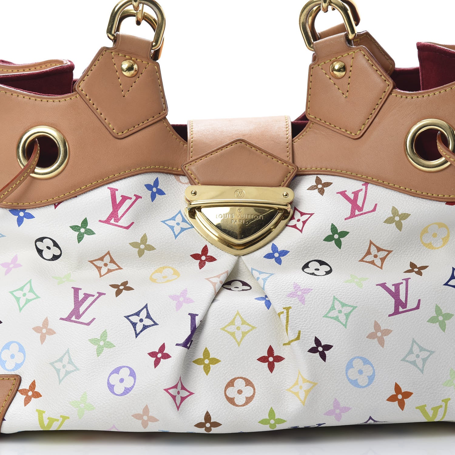 Louis Vuitton Monogram Multicolor Ursula White 9 of 15