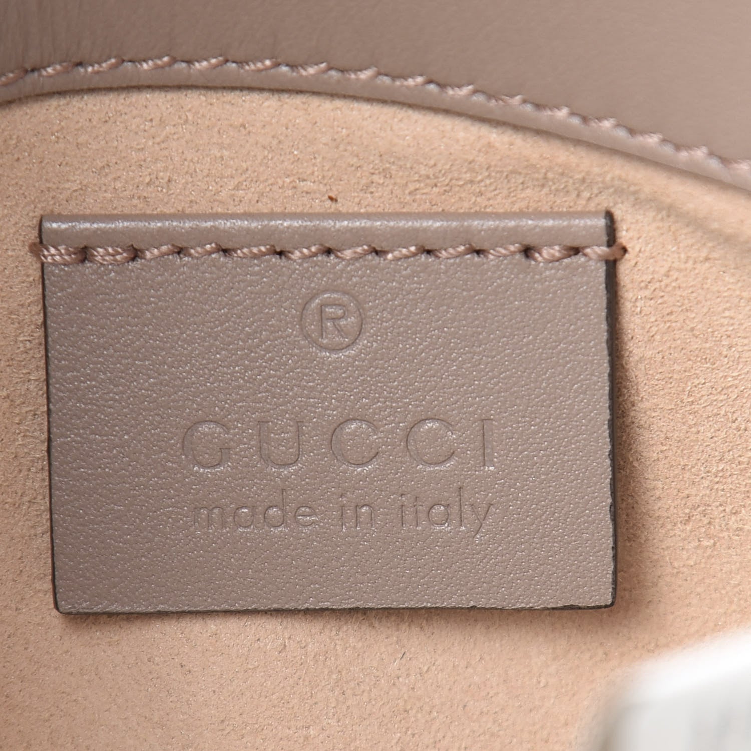 Gucci Calfskin Matelasse Super Mini GG Marmont Shoulder Bag Porcelain Rose 6 of 10