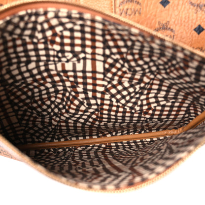 MCM Visetos Large Liz Reversible Shopper Tote Cognac 11 of 19