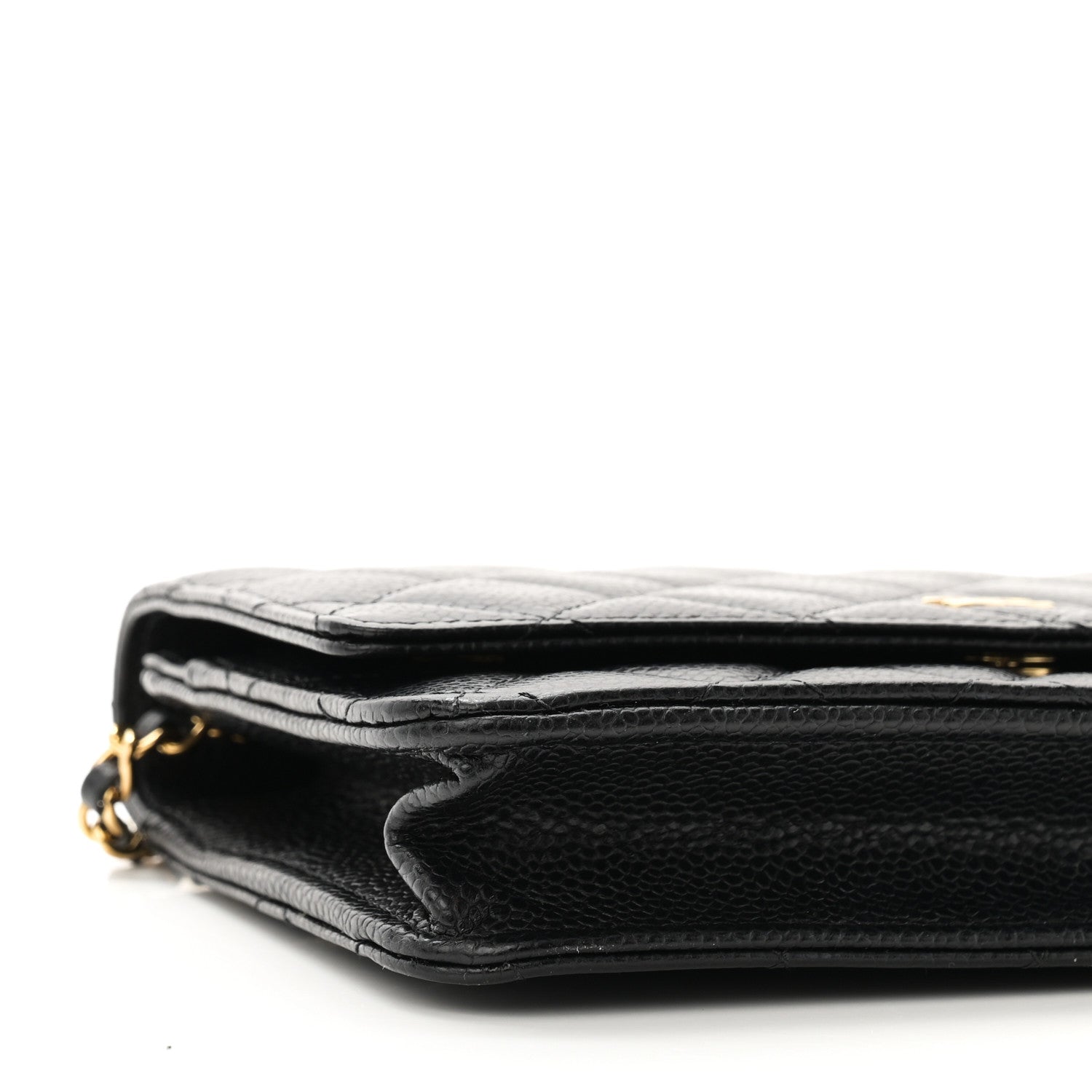 Chanel Caviar Quilted Wallet on Chain WOC Black 10 of 11