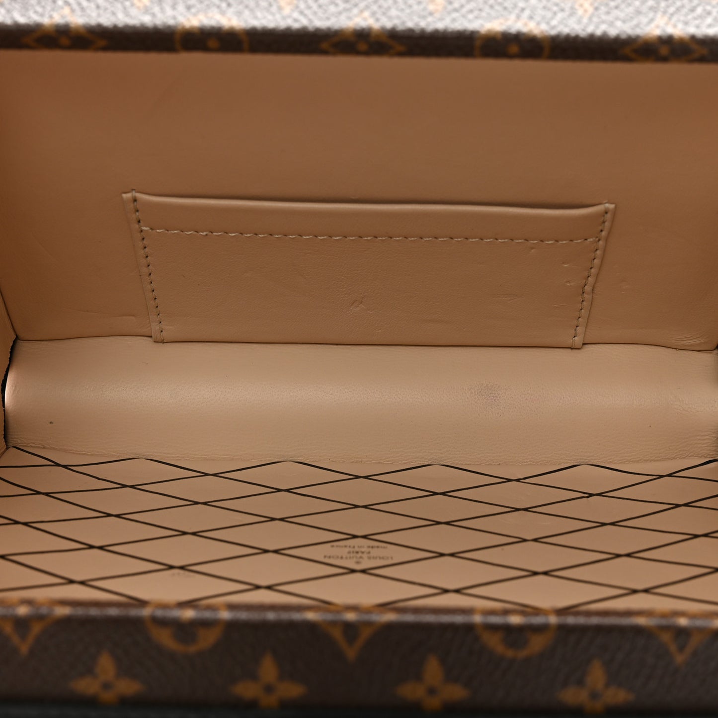 LOUIS VUITTON Monogram Studded Petite Malle Black