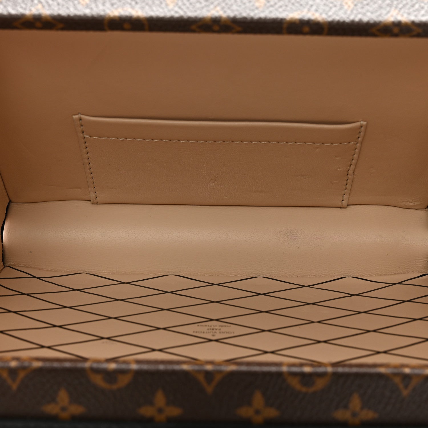 Louis Vuitton LOUIS VUITTON Monogram Studded Petite Malle Black 5 of 17