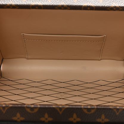 Louis Vuitton LOUIS VUITTON Monogram Studded Petite Malle Black 5 of 17