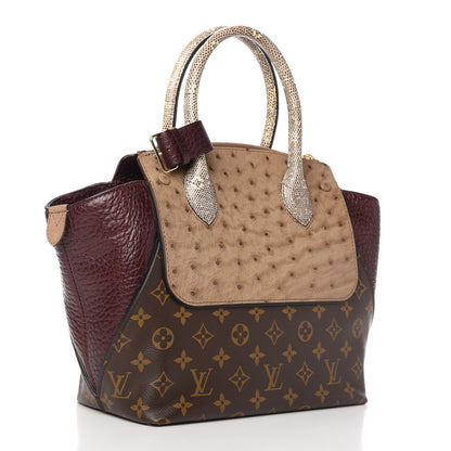 Louis Vuitton Monogram Ostrich Lizard Majestueux PM Bordeaux 3 of 10