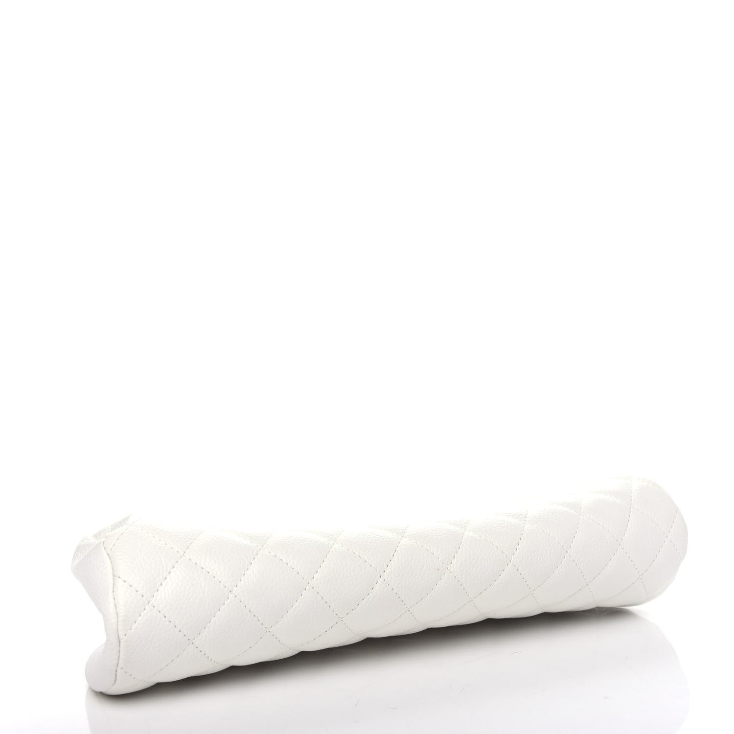 Chanel Caviar Quilted Timeless Clutch White 4 of 10