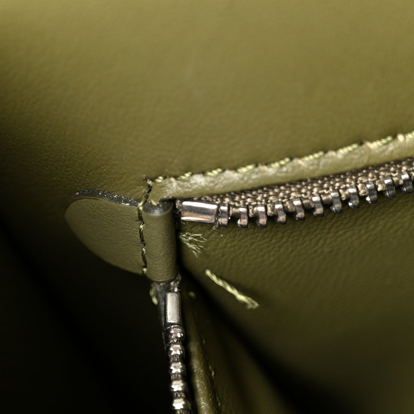 Calfskin Camouflage Mini Pocket Bag Green