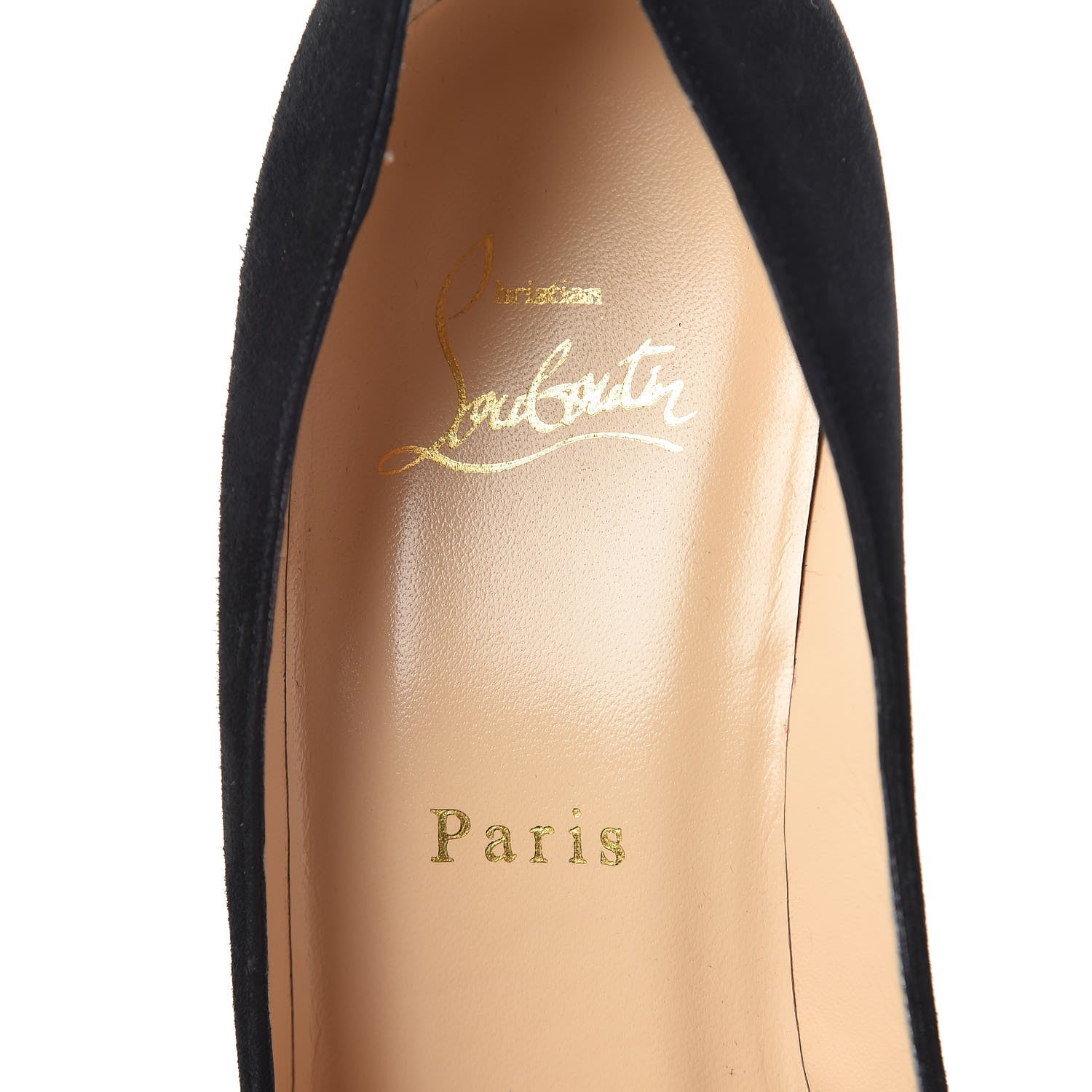 Christian Louboutin Suede Gwalior 70 Pumps 38 Black 5 of 8