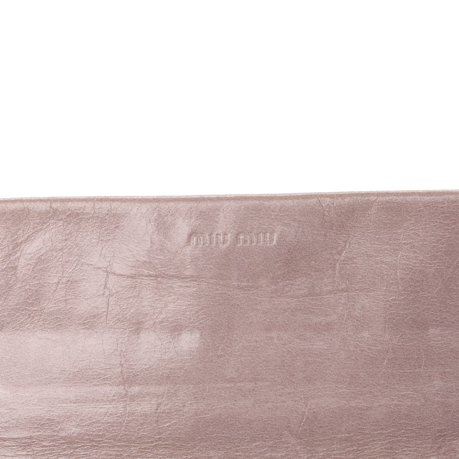 Miu Miu Nappa Matelasse Lux Flap Wallet Mughetto 10 of 13