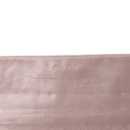 Miu Miu Nappa Matelasse Lux Flap Wallet Mughetto 10 of 13