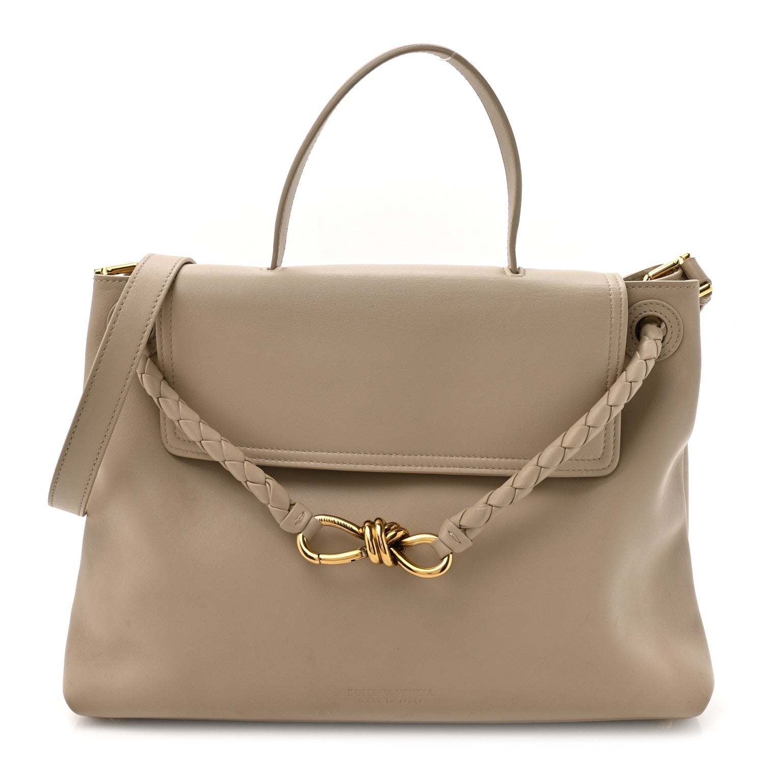 Bottega Veneta Silky Calfskin Medium Ciao Ciao Ecru 1 of 16